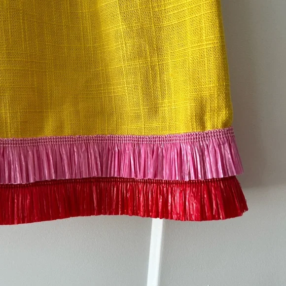 Staud Sonny Fringed Linen-Blend Mini Dress - Picture 5 of 10